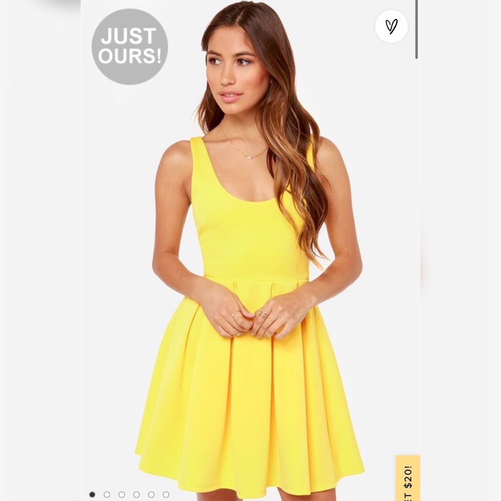 Lulu’s Exclusive Yellow Dress
